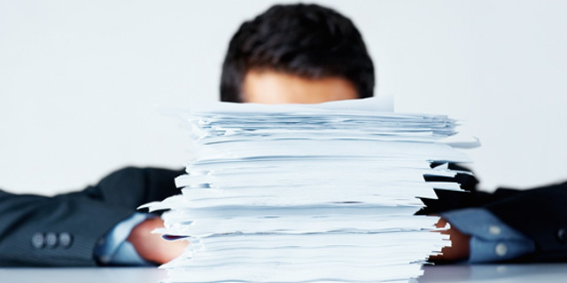 piles of paperwork